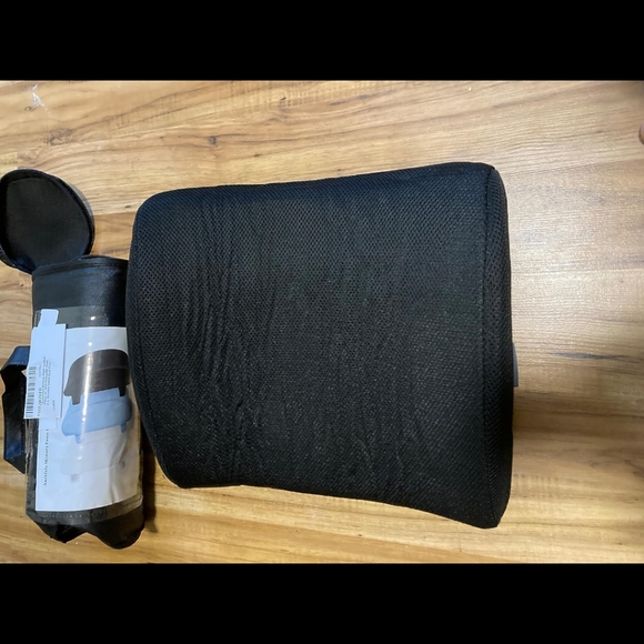 Lumbar Support Pillow in Velvet Black - Picture 9 of 9